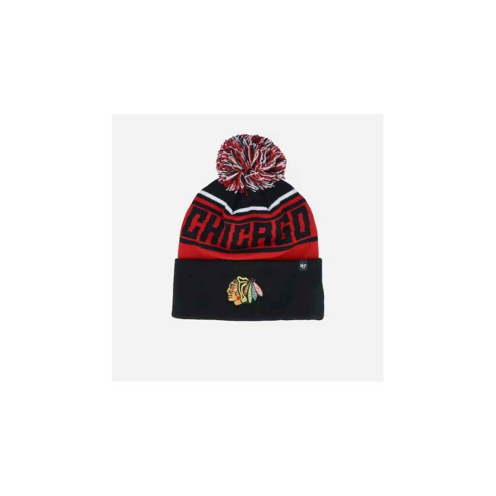 CCM Bonnet NHL 47 Knit Pom Chicago 1 CCM Bonnet NHL 47 Knit Pom Chicago